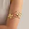 Colorful Open Arm Bangle Drip Oil Armband Exquisite Flower Bracelet  Party