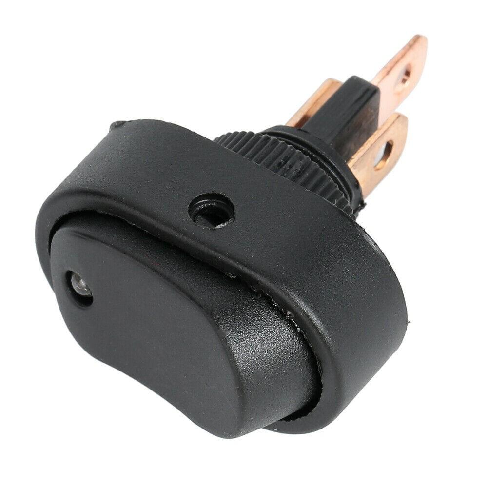 5x 12V 30Amp 30A Heavy Duty Blue LED OFF/ON Rocker Toggle Switch Car Boat