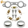 Exhaust Muffler Gasket Seal Spring Rebuild Kit for Polaris Sportsman 600 700 800 MV7 2002-2006 Frontier 2002-2005 5811511