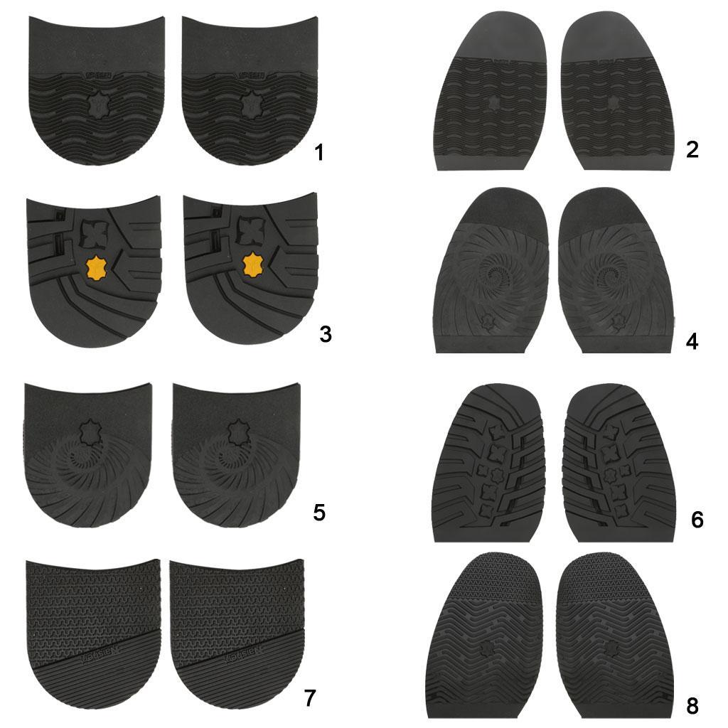 Pair Rubber Half Anti Repair Supplies Mens