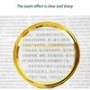 F26C Handheld Magnifier Reading Magnifier Loupe Glasses 5X7X8X10X with Dragon Design