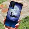 Per cover custodia TCL 501 Per TCL501 Silicone Morbido Marmo Nero Paraurti Funda Coque per TCL 501 T433D Protezione Completa 2024