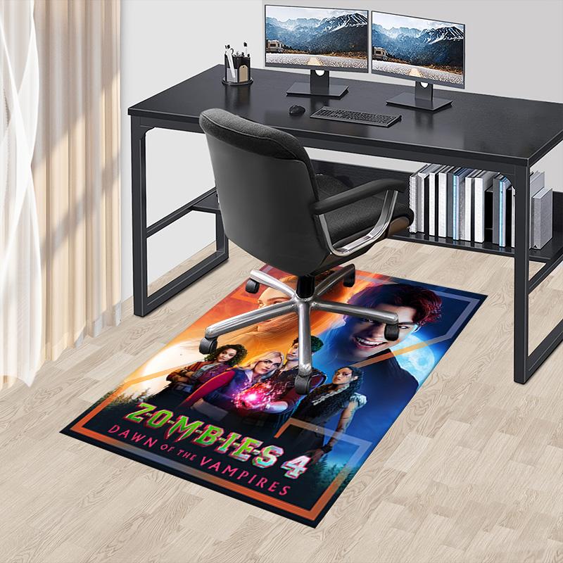 Zombies Vs Vampires Dawn Carpet For Playroom Bedroom Living Room Sofa Home Decorkids Game Area Rug Nonslip Floor Mat