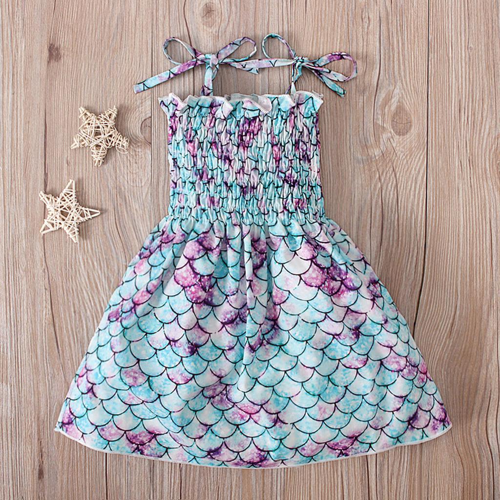 Kid Girl's Strap Suspender Solid Color Dress Skirt