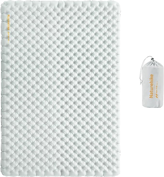 

Надувной матрас Naturehike, Толстый (приблизительно. 3,2 дюйма), Высокий R-фактор (3,2), Низкая температура (-10°C или выше), Сверхлегкий коврик для кемпинга