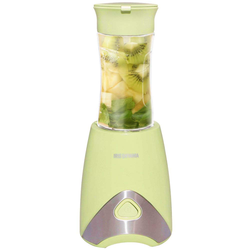 

IRIS OHYAMA Mixer Blender Blender Bottle Juicer 330ml Green PBB-330-G