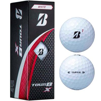 BRIDGESTONE Golf Ball TOUR B X 2024 Model Sleeve Box 3 Balls White B4WXJ