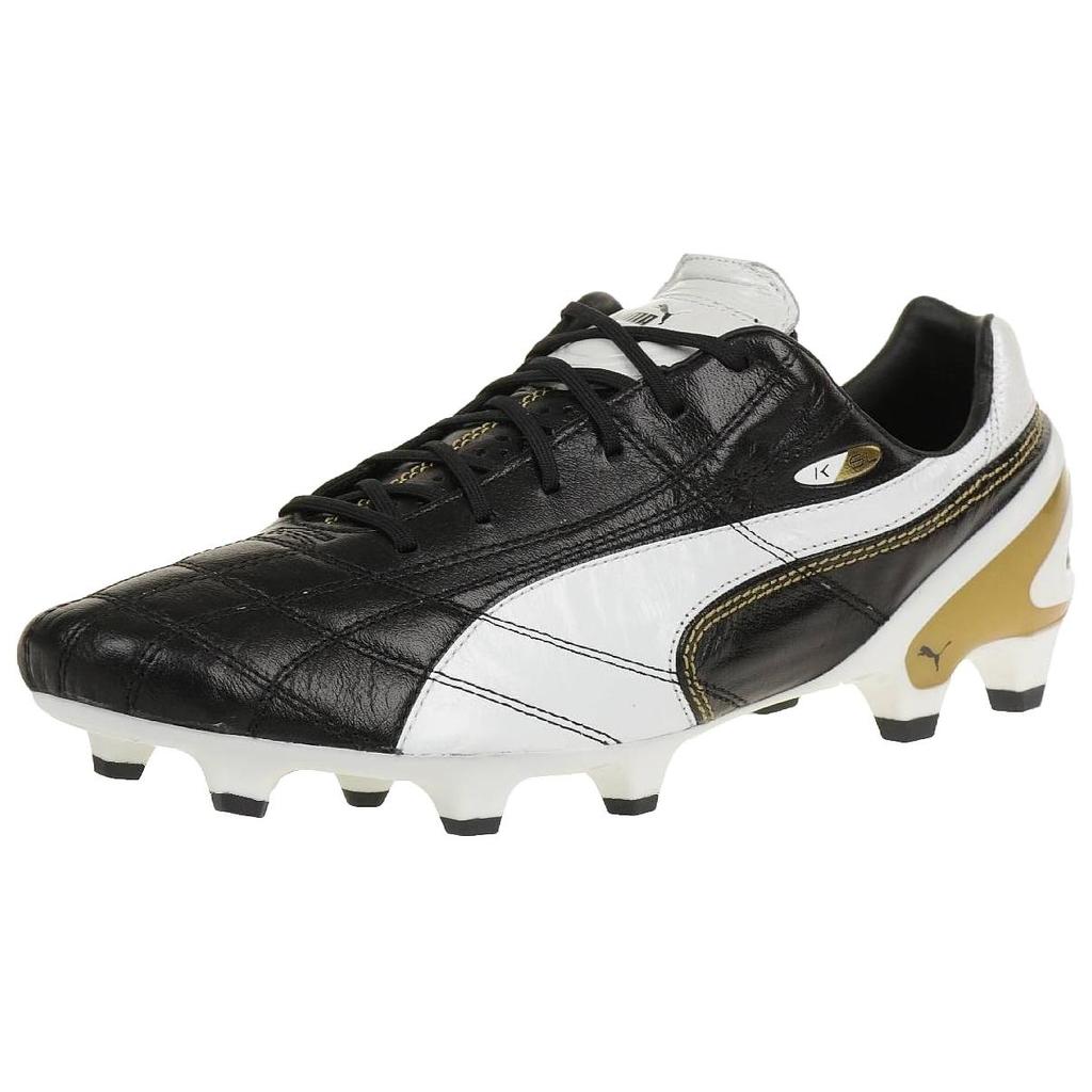 PUMA King FG Firm Ground Soccer Shoes Men's Black White 103329-01
