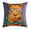 45x45cm Personalized Cartoon Animal Printed Sofa Cushion Cover Home Living Room Throw Pillowcase Decoration