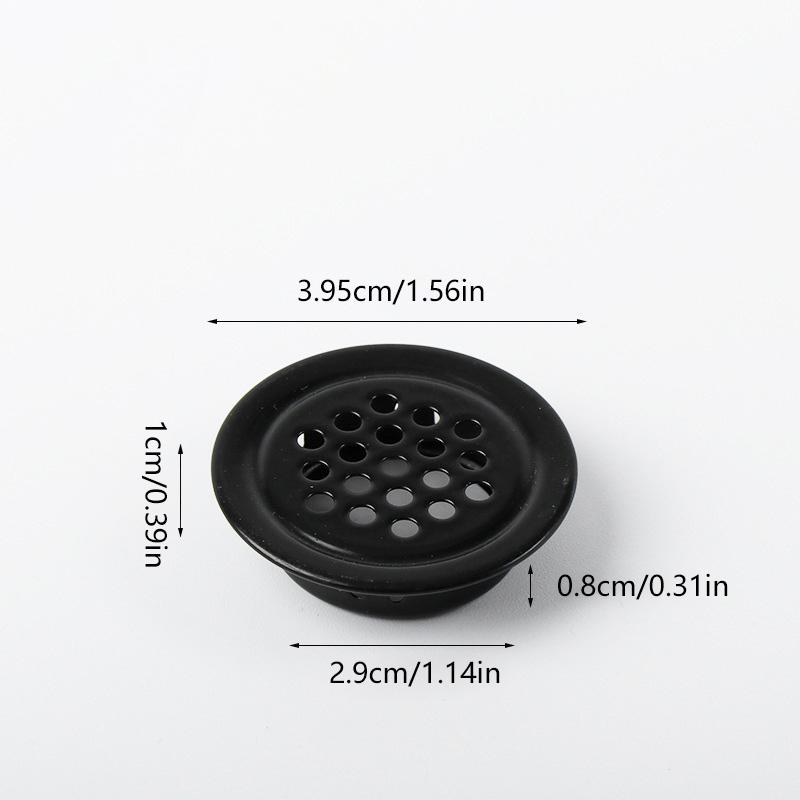 Round Mesh Hole Cover Stainless Steel Ventilation Cover For Wardrobe Cabinet Air Vent Louver Furniture Accessories Home Decor