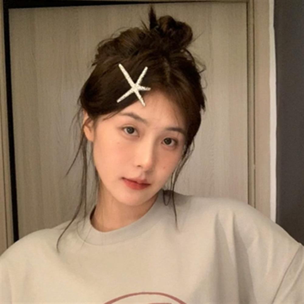 Blogger Starfish Clip Sweet Cool Wind Out Of The Street Duckbill Geometric Side Hairpin Bangs Vintage