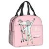 Bolsa de Almuerzo Térmica Aislada Personalizada Enfermera En Apuros Doctor Enfermera Salud Médica para Mujeres Refrigerador Portátil Fiambrera Térmica Escuela