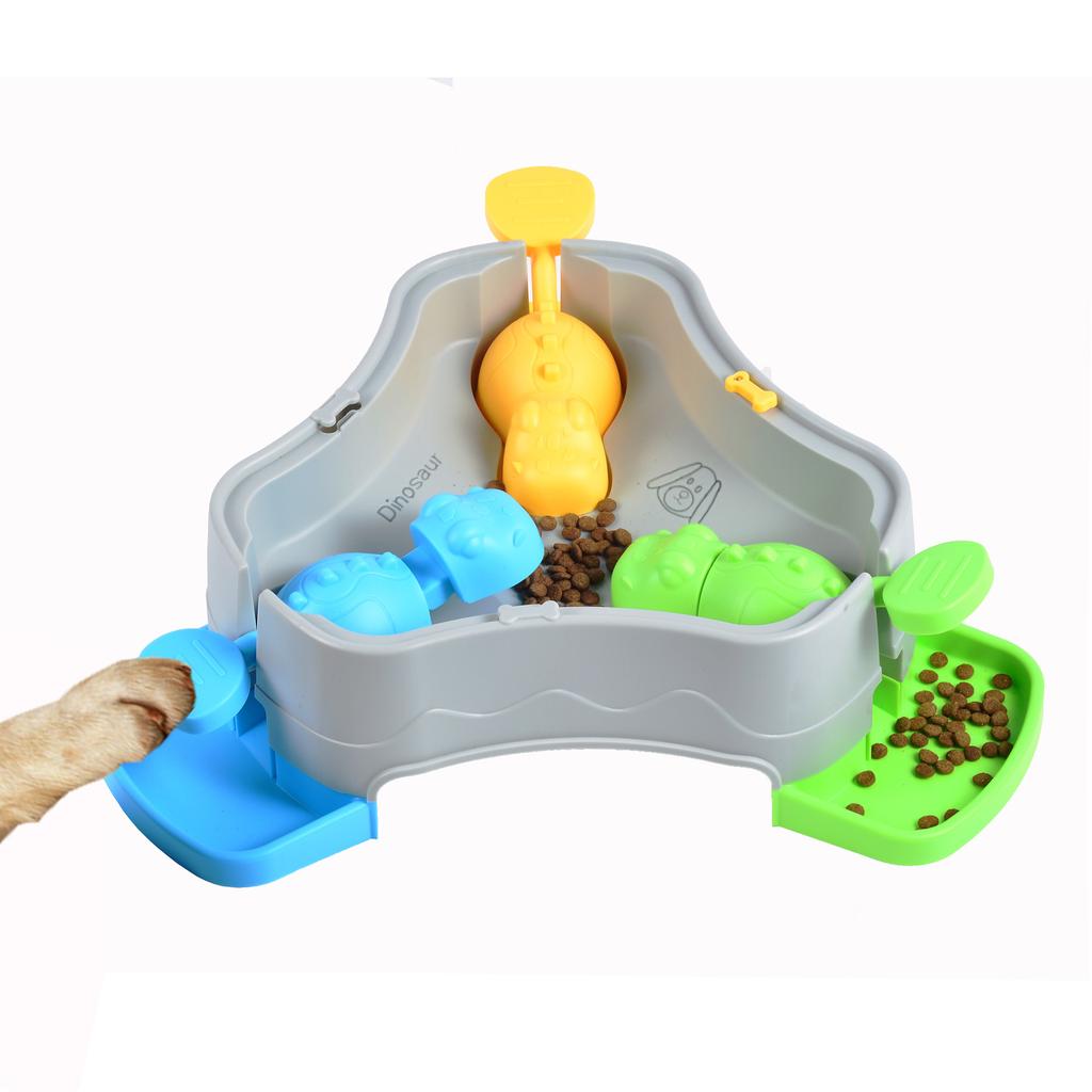 Pet Direct Supply Press Food Leak Toy Dog Interactive Puzzle Training Feeding Slow Food Basin Universal for Cats and Dogs