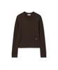 Lougeu Ribbed Slim V-Neck Knit_Gray