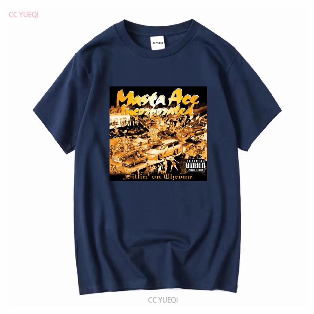 New Masta Ace Sittin On Chrome Classic Premium MAN WOMAN T Shirt SIze S 5XL long or short sleeves vintage Washed