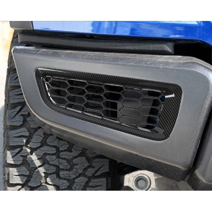 Car Honeycomb Front Bumper Fog Lamp Lower Grille Decoration for Ford F150 2015 2016 2017 2018   Exterior