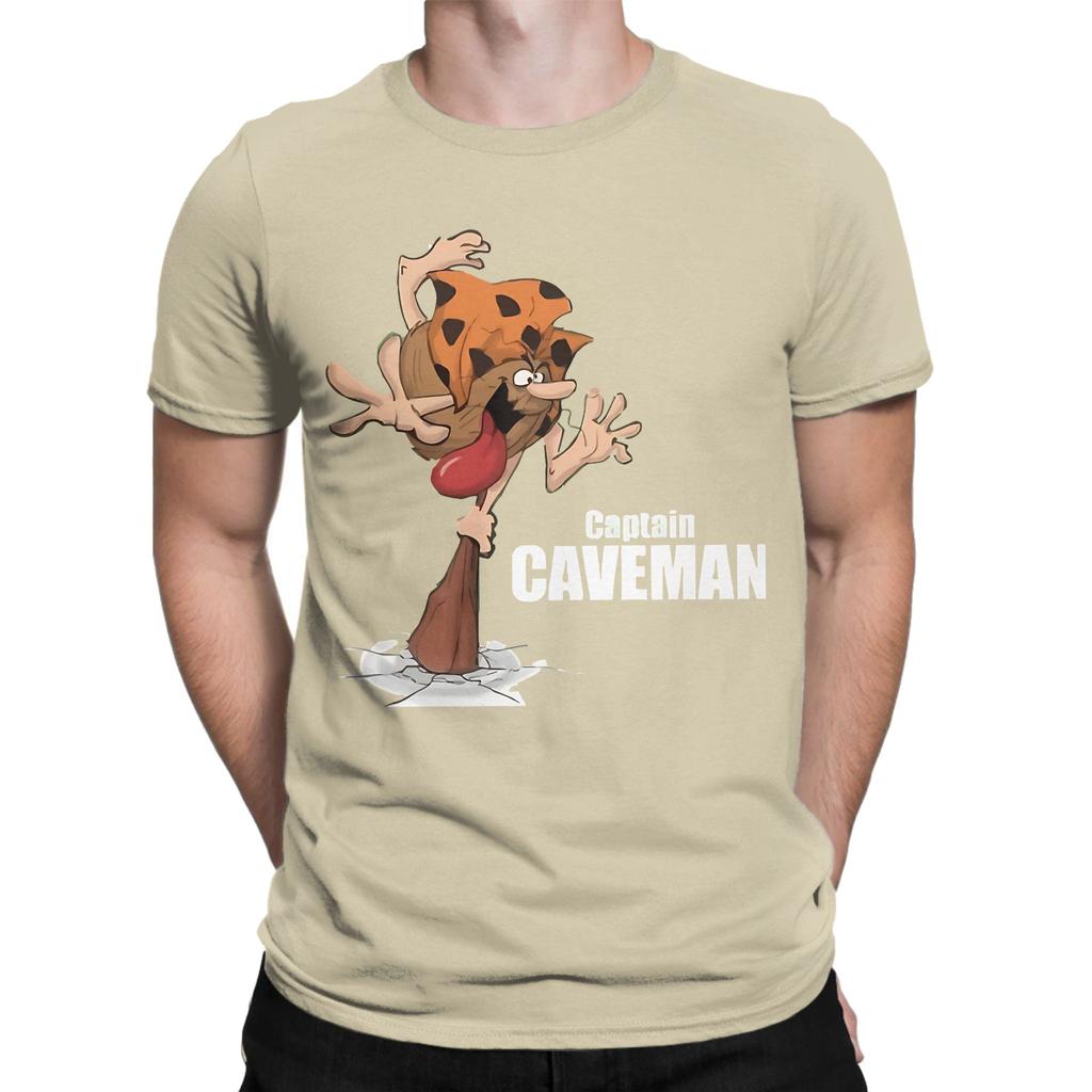 Classic Funny 100 Cotton Tshirt Captain Caveunisex Tees Tops For Unisex