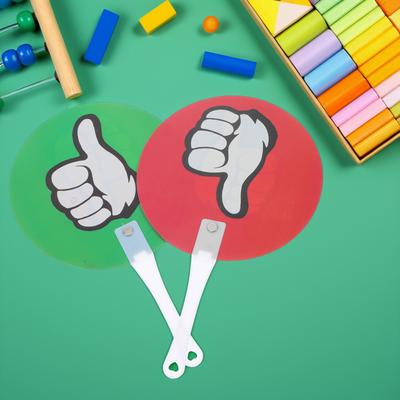 30 Piezas Señales Aula Suministros Interactivos Tablero de Votación Mini Paleta Portátil Suministro Maestro Bebé