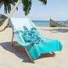 Schildkrötenmuster Strandtuch, Ideal für Schwimmbad, Camping Reisen Sommerreisen, Urlaub Ferien Strandzubehör