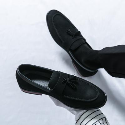 Sapatos Mocassins Masculinos de Camurça da Moda de Luxo 2024 Sapatos Casuais para Homens Sapatos Barco Masculinos Slip-on Feitos à Mão Sapatos de Condução para Caminhada Mocassins Masculinos