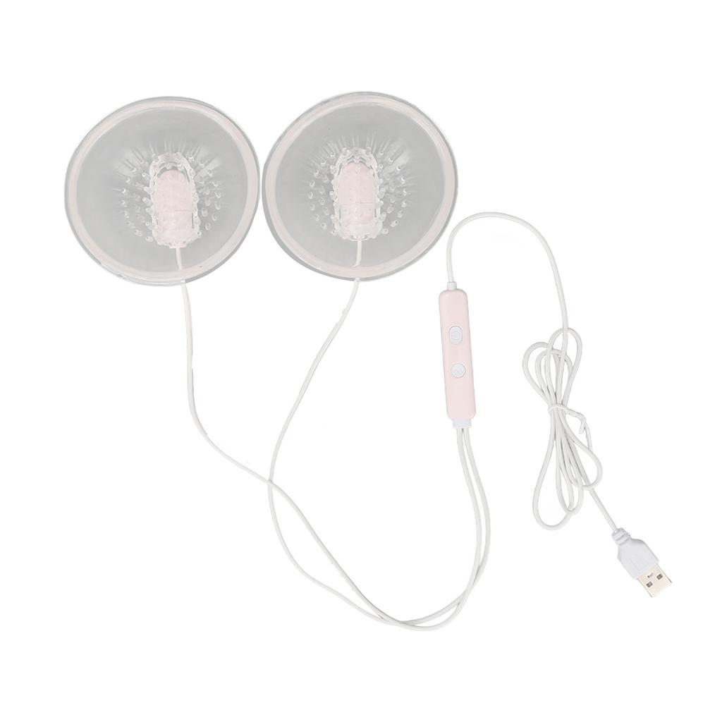 Postpartum Lactation Massager Silicone Breastfeeding 7 Strength Gear Massager with 2 Massage Heads