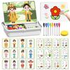 Children's Puzzle Facial Features Magnetic Puzzle Magnetic Patch Replacement Toy Puzzle