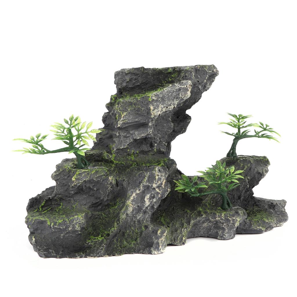 Simulation Resin Rockery Shape Fish Tank Aquarium Ornaments Decor