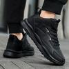 Fashion New Men's Casual Sneakers Black Leather Water Proof Plus Velvet Keep Warm Cotton Shoes Non-slip Lightweight Men's Sports Shoes