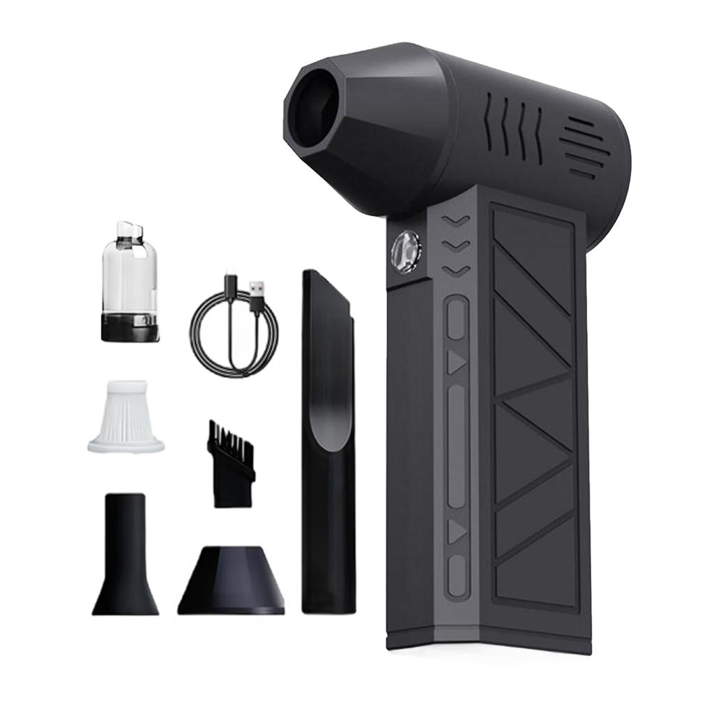 Turbinen-Schneefräse, Tragbares Schneeräumgerät, Geeignet für Autos und Zufahrten, Turbinenbetriebene Schneefräse, Mehrstufig, Schnelle Schneeräumung.