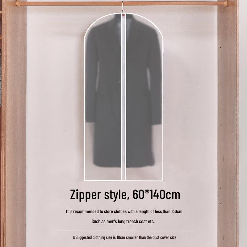 Transparent Washable Garment Dust Cover Bag for Hanging Clothes