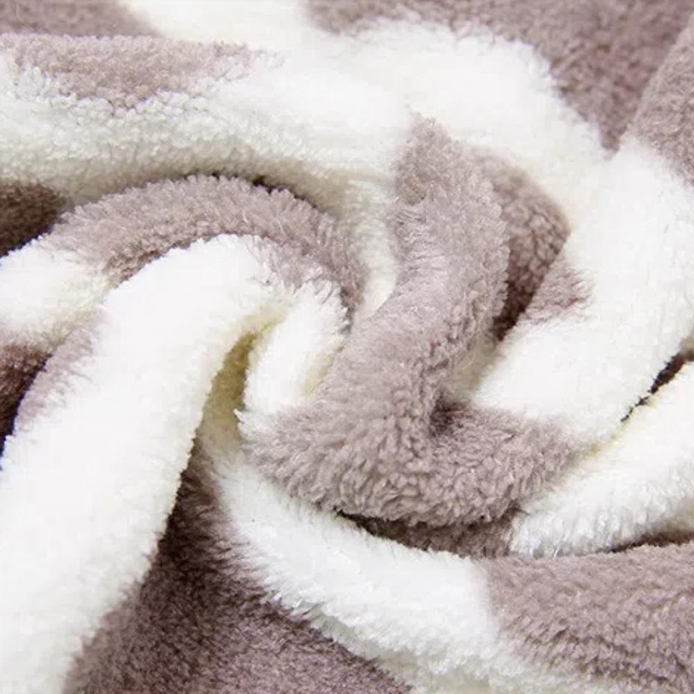 2pcs/set Flannel Plush Baby Blanket Stuffed Animal Baby Sleep Blanket
