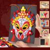 Decorative Ornaments Beijing Opera Mask Craft Material Kids DIY Mask Paint  Masquerade Party