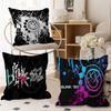 Famous Punk Band Blink-182 Personalized Pillow Cover Kids Bedroom Wild Party Decor Pillowcase Kid Birthday Shower Gift