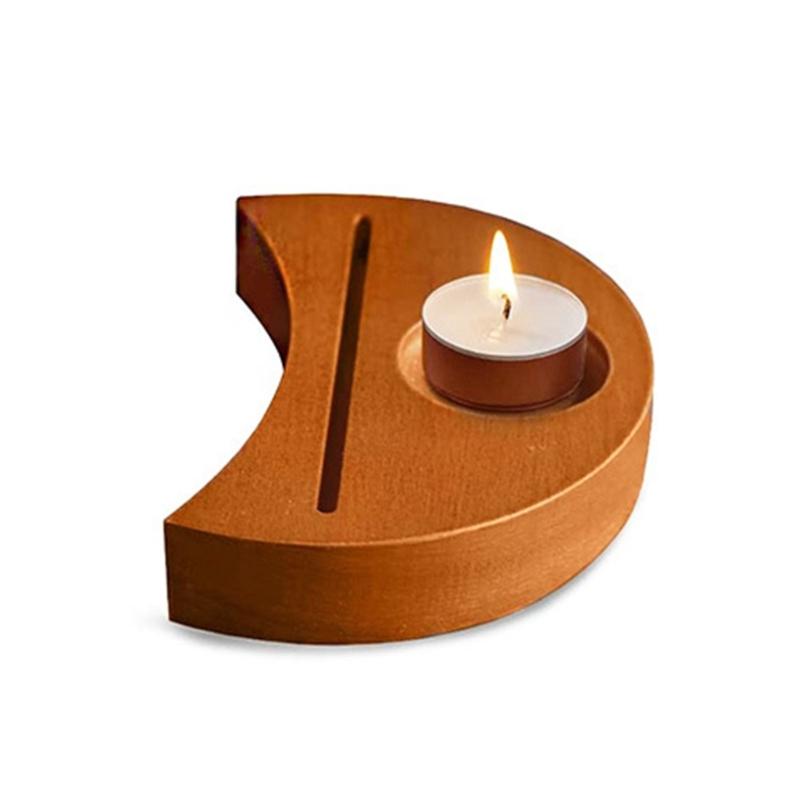 Moon Shape Tarot Card Holder Create Serenes Ambiances For Your Divination Tool Tarot Card Display Wood Craftsmanship