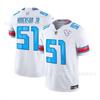 Houston Texans NFL Football Trikot 51 Will Anderson Jr Herren Baumwolle Sportliches Oberteil Basketball Fans