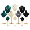 Necklace Jewelry Displays Rack Counter Necklace Showcase Stand Jeweler Trinket Show Shelf Jewellery Live Stream Display Prop