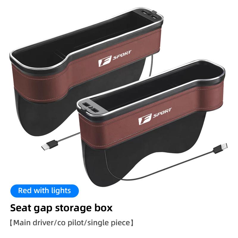 lexus Car Interior Atmosphere Light Storage Box Seat Gap Boxs For Lexus F SPORT ES RX NX LS UX LM LX GX LC RZ IS CT GS RC HS SC