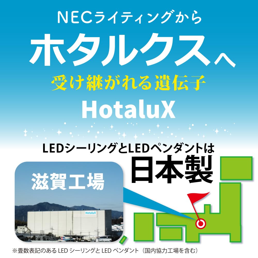 HotaluX in LED ceiling light HLDZG18309SG Applicable tatami area 18 tatami mats Lighting Industry Association 8100lm Dimmable type Night light Hotalu