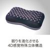 Oreiller Nishikawa Air 4D, une structure 3D spéciale conçue pour un sommeil optimal, avec une respirabilité améliorée pour un environnement de sommeil confortable.