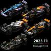 Bburago 1:43 2023 F1 Model RB19 W14 SF23 C43 A523 AMR23 Racing Alloy Car Toy Red Bull Mercedes Alfa Romeo Apline