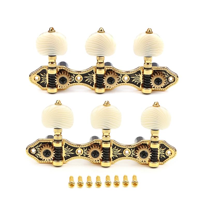 Guitar Knobs Keys for Acoustic Electric Guitar 3L 3R Guitar String Tuning Pegs Guitar String Tuner Guitar Machine Heads 1