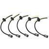 10pcs Plastic Fuel Filter Hose Kit Black and Green Fuel Filter Grommet Kit for GX35