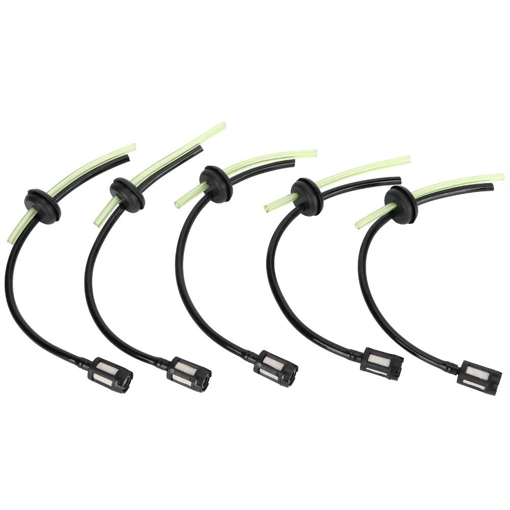 10pcs Plastic Fuel Filter Hose Kit Black and Green Fuel Filter Grommet Kit for GX35