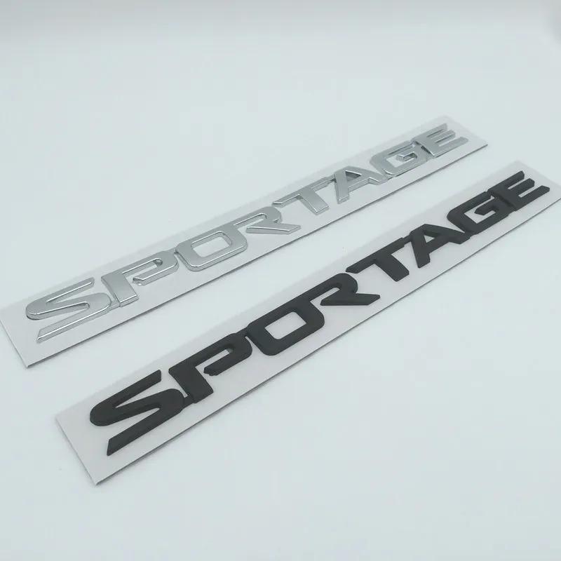1 pièce 3D ABS SPORTAGE Lettres Coffre arrière Autocollants Emblème badge sticker Décalcomanie style Accessoires