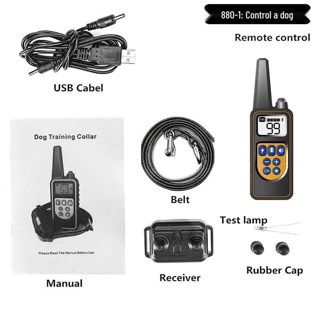 Waterproof Anti-Barking Shock Collar for Dog Training