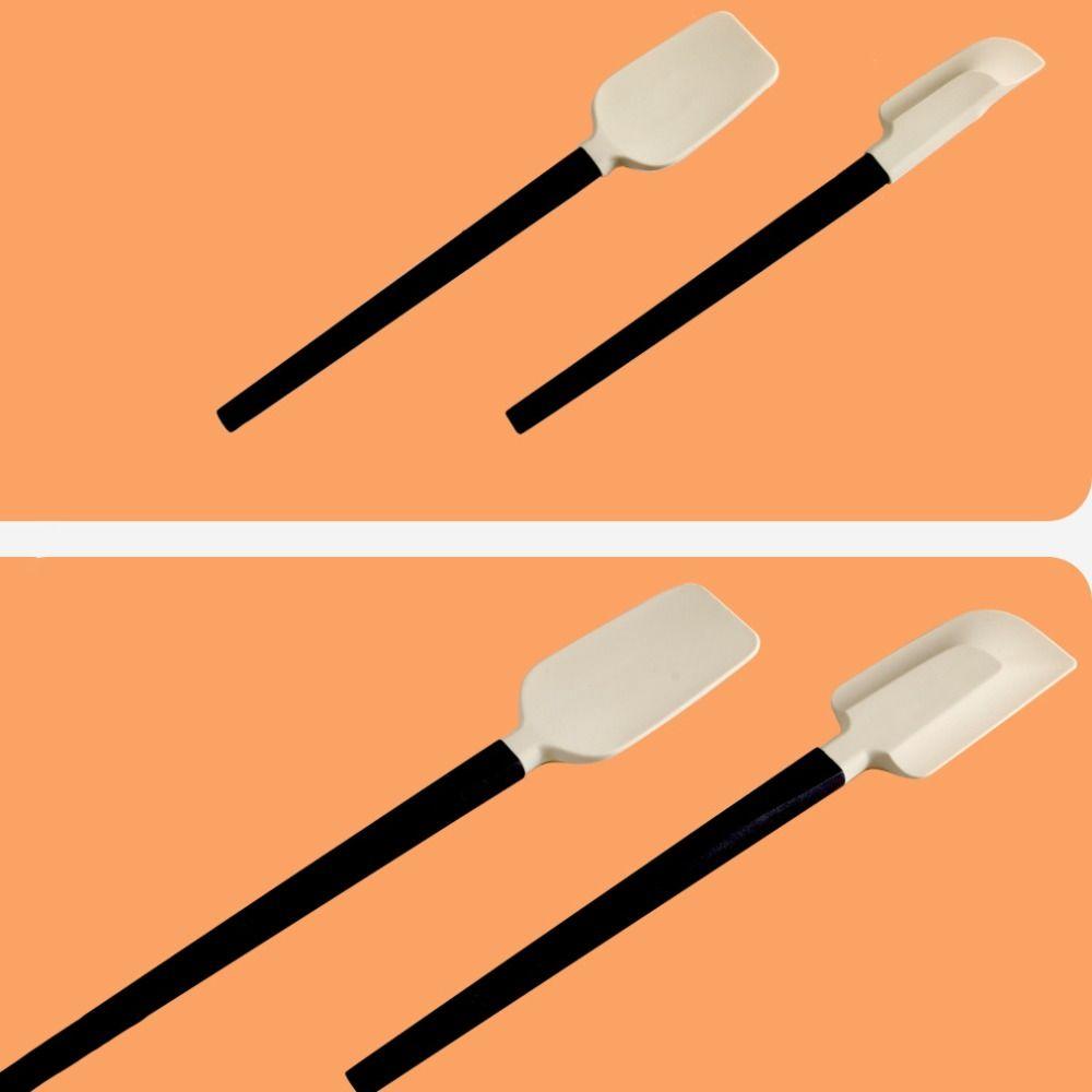 Silicone Baking Scraper Long Handle Pastry Blenders Non-Stick Cooking Cream Spatula  Kitchen