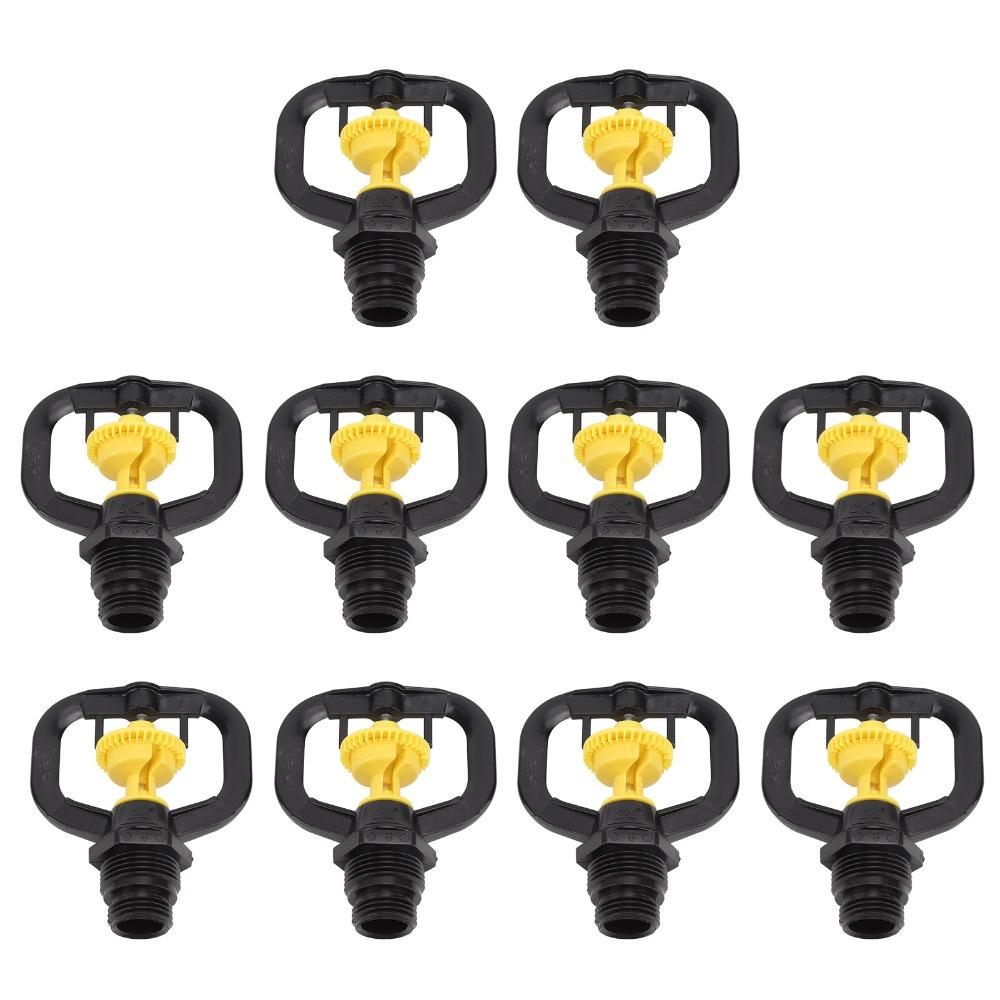 10PCS Lightweight Rotating Irrigation Sprinklers Garden Irrigation Sprinkler  Greenhouse Watering