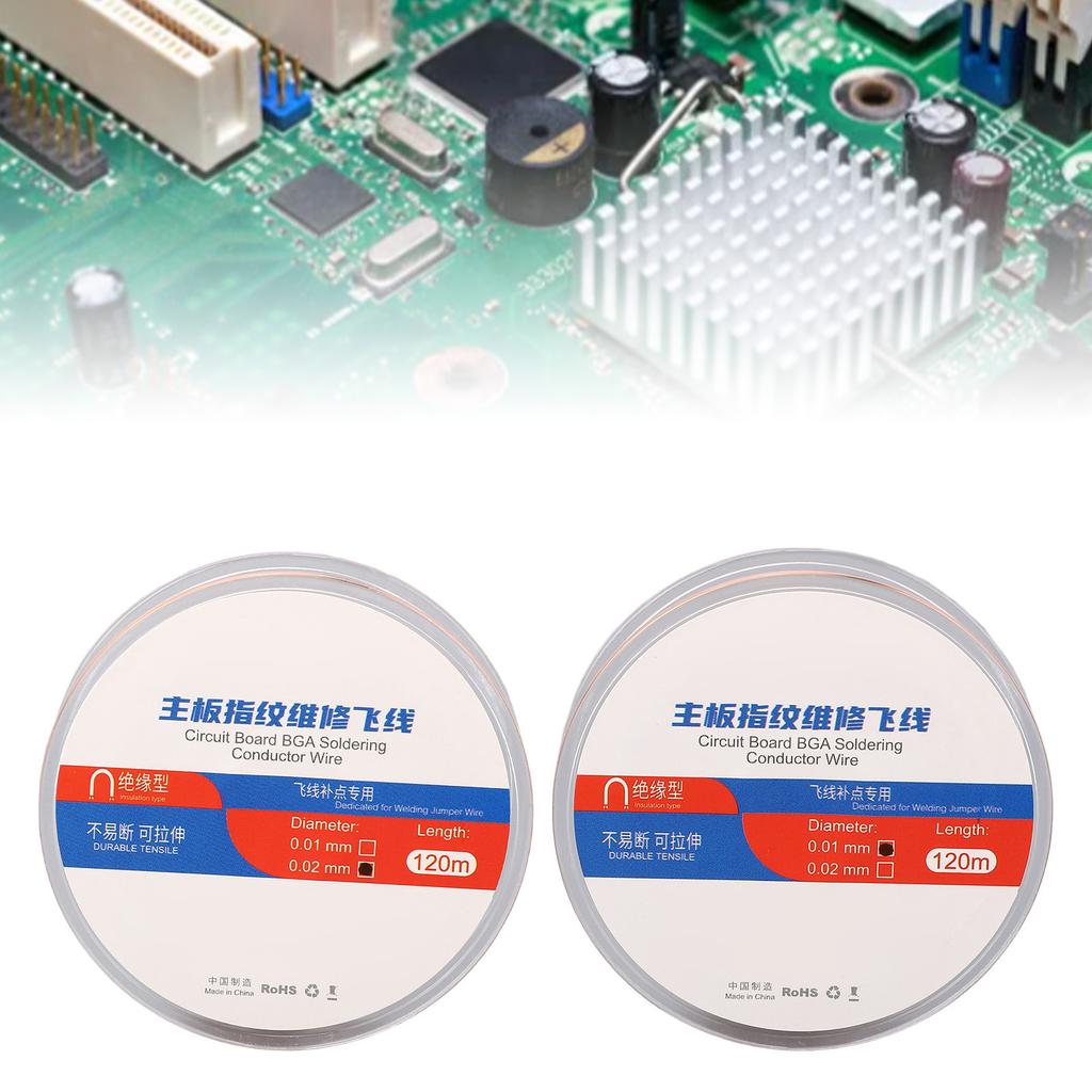 Phone Chip Conduction Wire 120m Insulated Cell Phone Motherboard Fingerprint Jump Wire