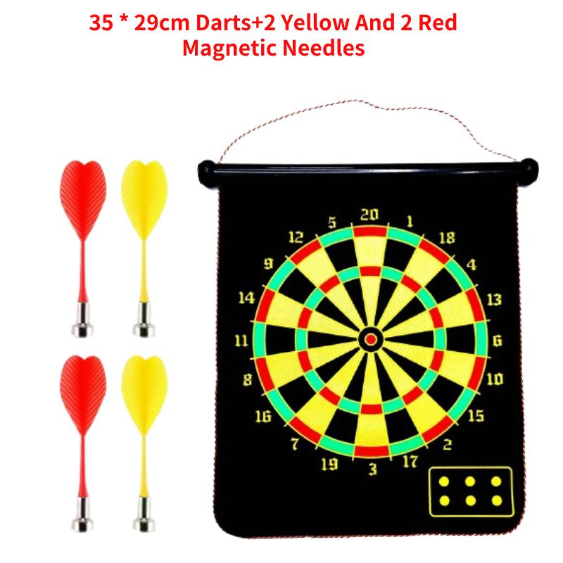 

Магнитный дартс Двусторонняя игра-мишень Набор с 6 дротиками Для детей Взрослых И 25*29cm/9.84*11.42in