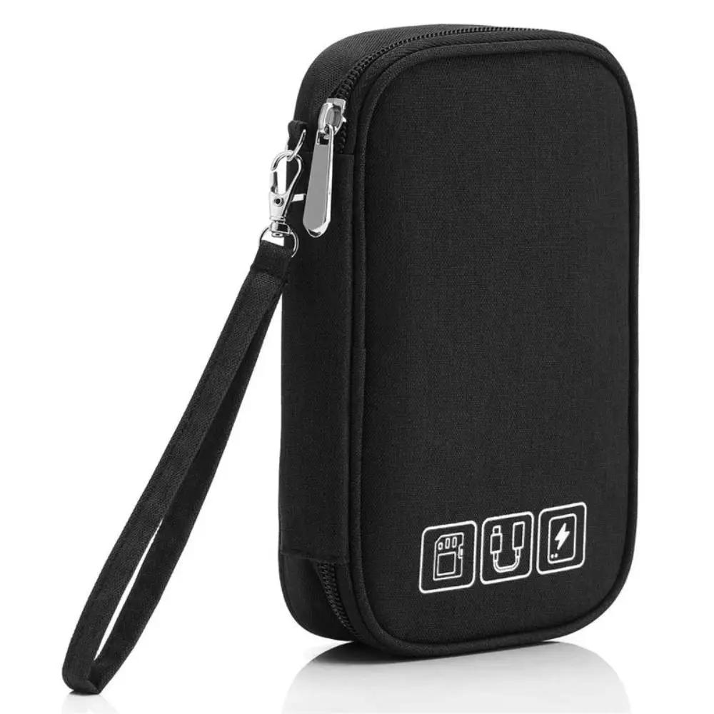 Travel Cable Organizer Pouch Electronic Accessories Carry Case Portable Waterproof Storage Bag For Cord, Charger, Phone Earphone